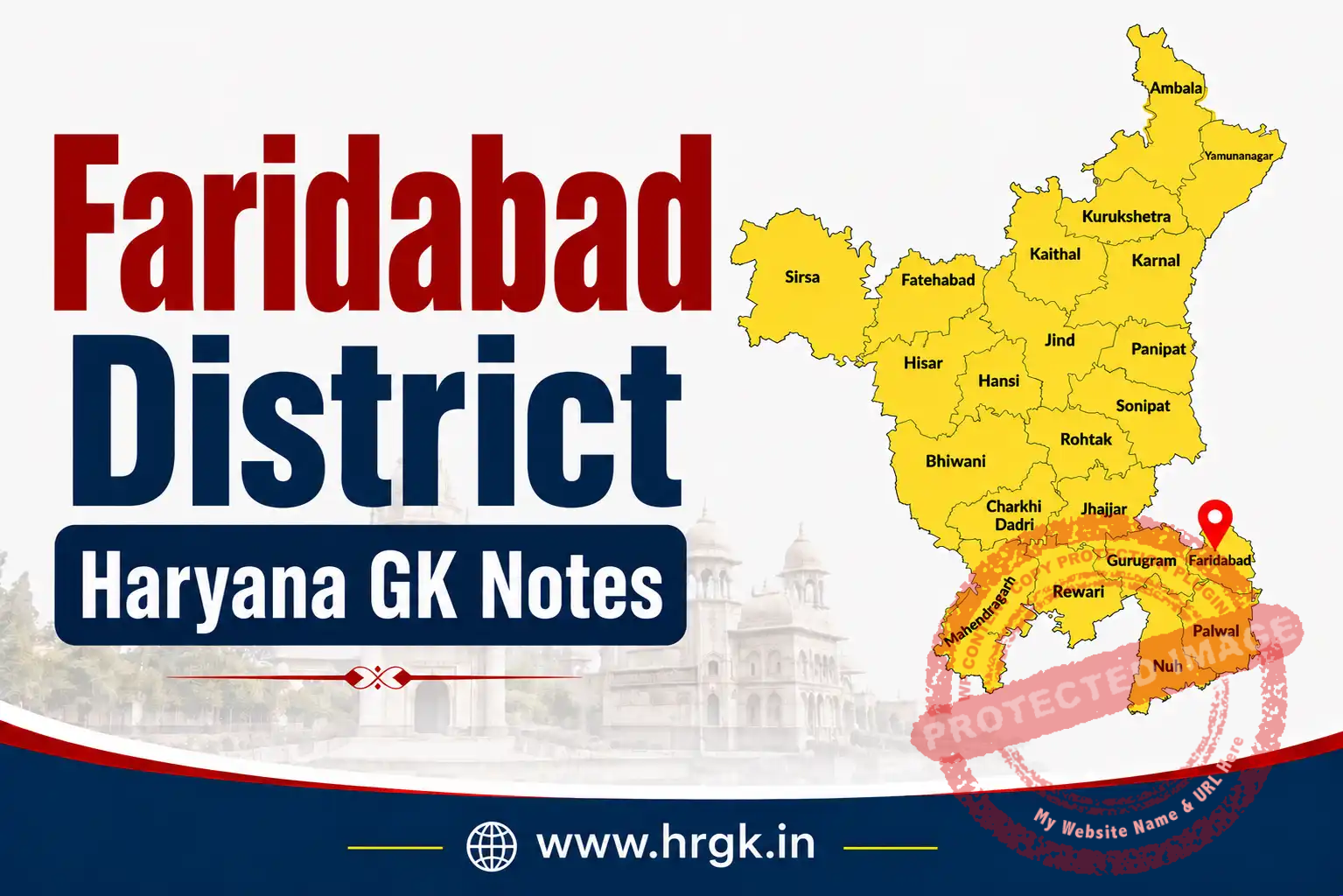 Faridabad District Haryana GK Notes
