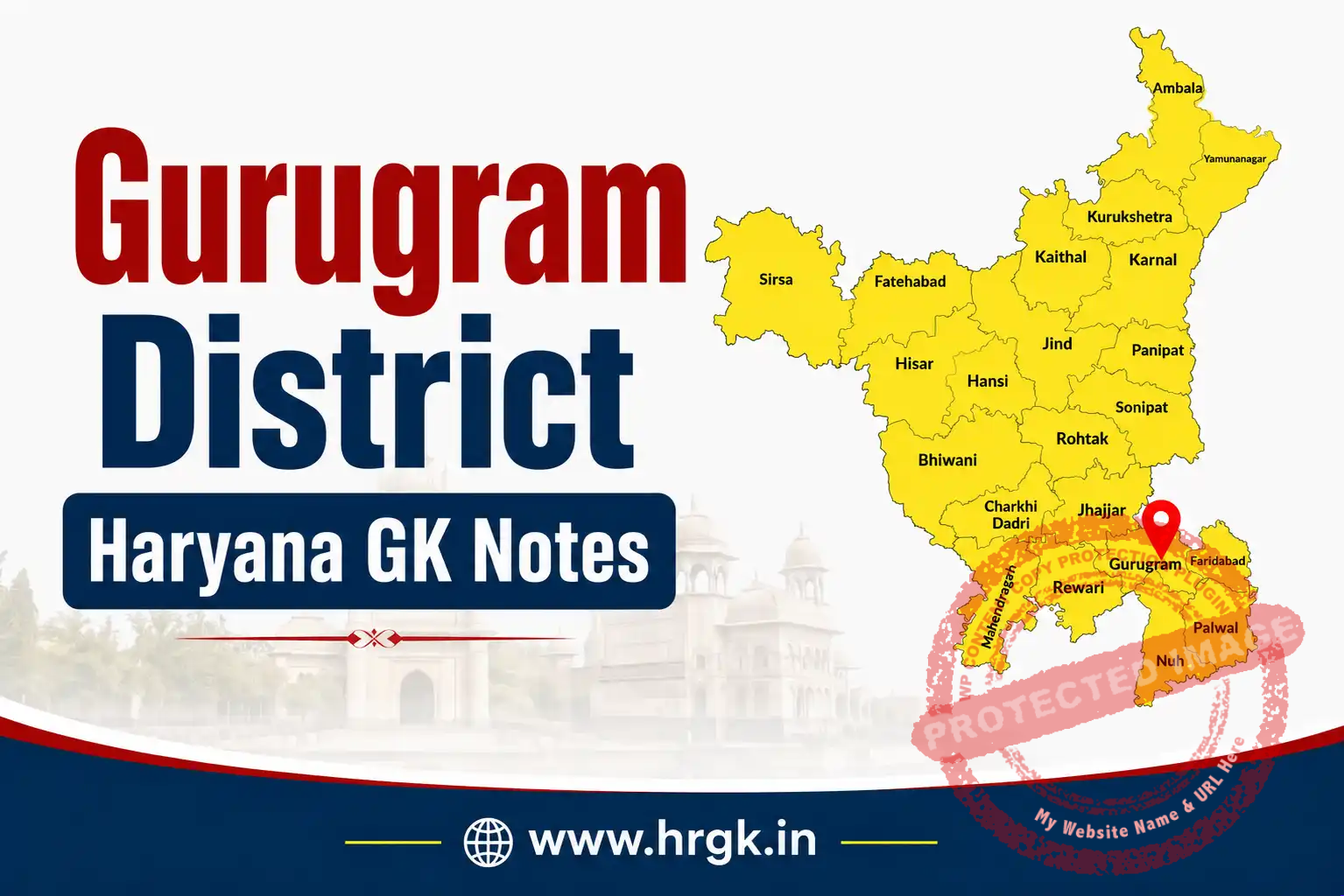 Gurugram District Haryana GK Notes