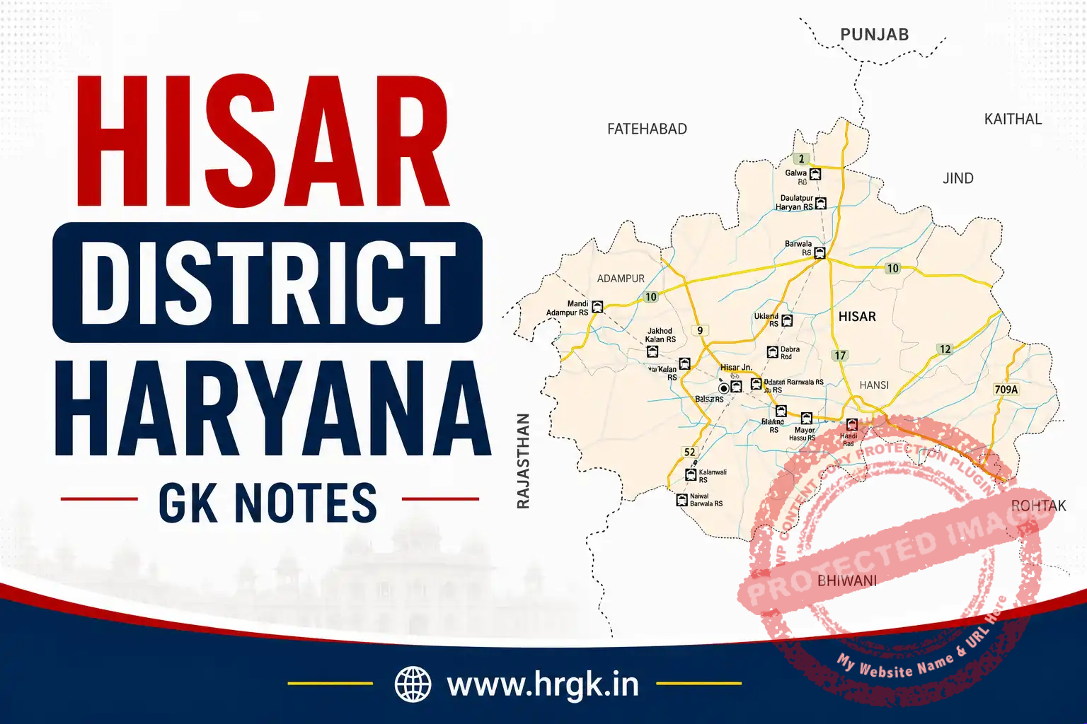 Hisar District Haryana GK Notes